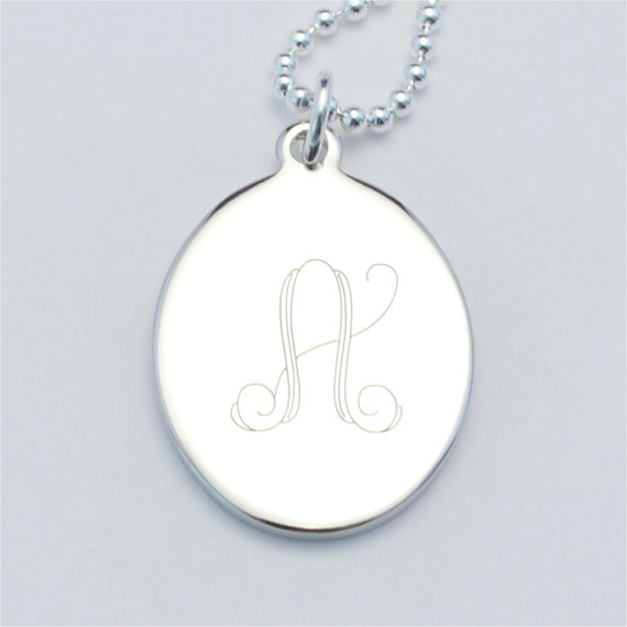 Sterling Oval Pendant