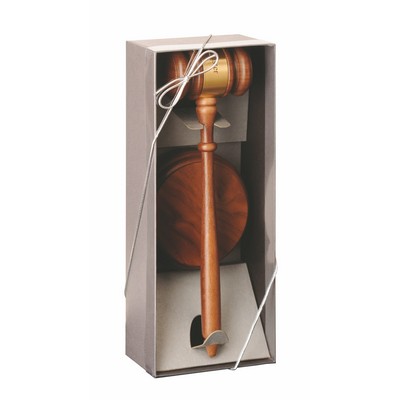 The Director’s Set - 10 1/2” American Walnut Gavel