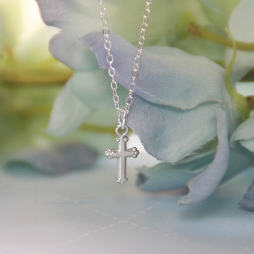 Classic Sterling Infant Cross Necklace