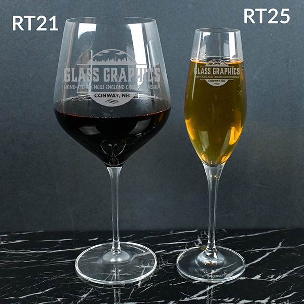 Crystal Titanium WIne Glass | Champagne Flute