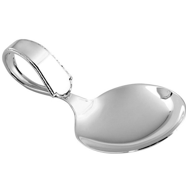 Virginia Sterling Bent Baby Spoon