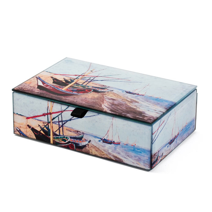 Crystal Glass Keepsake Boxes