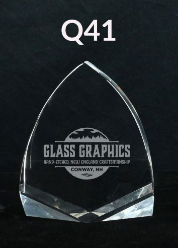 Medium Crystal Arrowhead Award